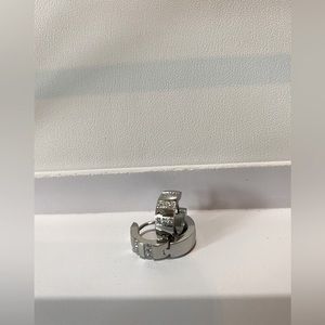 Tocara stainless steel earrings